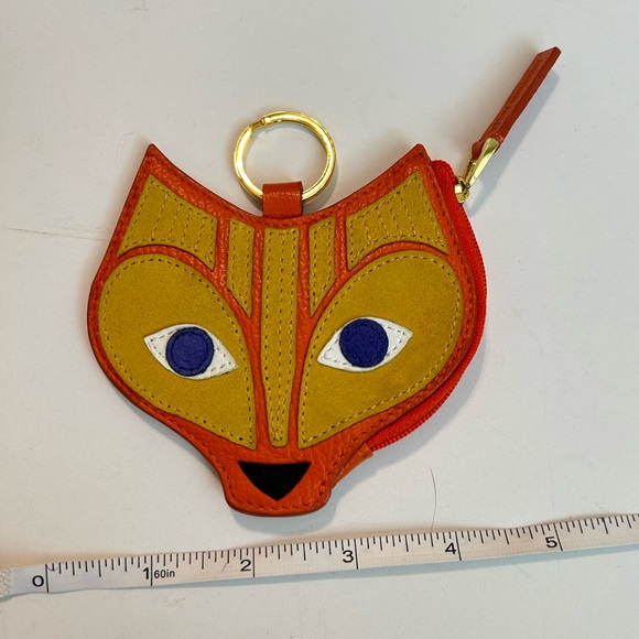 *Jonathan Adler* Fox leather coin purse - Picture 7 of 8